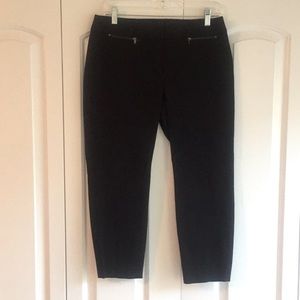 Loft Black Crop Pants (petite)